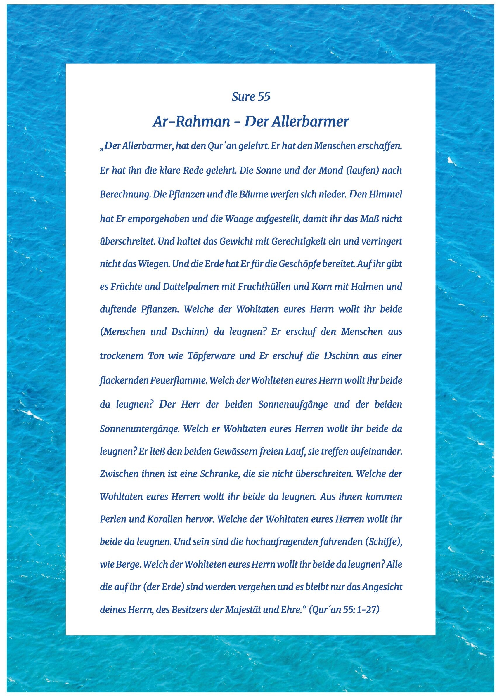 „Allah ist unser Schöpfer – Teil 2: Der Stoff des Lebens – islamisches Kinderbuch über Wasser, Natur und Allahs Schöpfung vom Al-Rayan Verlag“