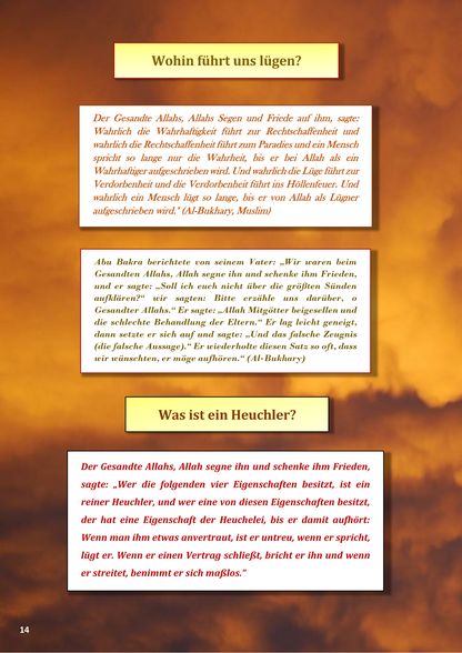 100 Fragen über den Propheten Mohammed s.s.+ 140 Hadith im Angebot