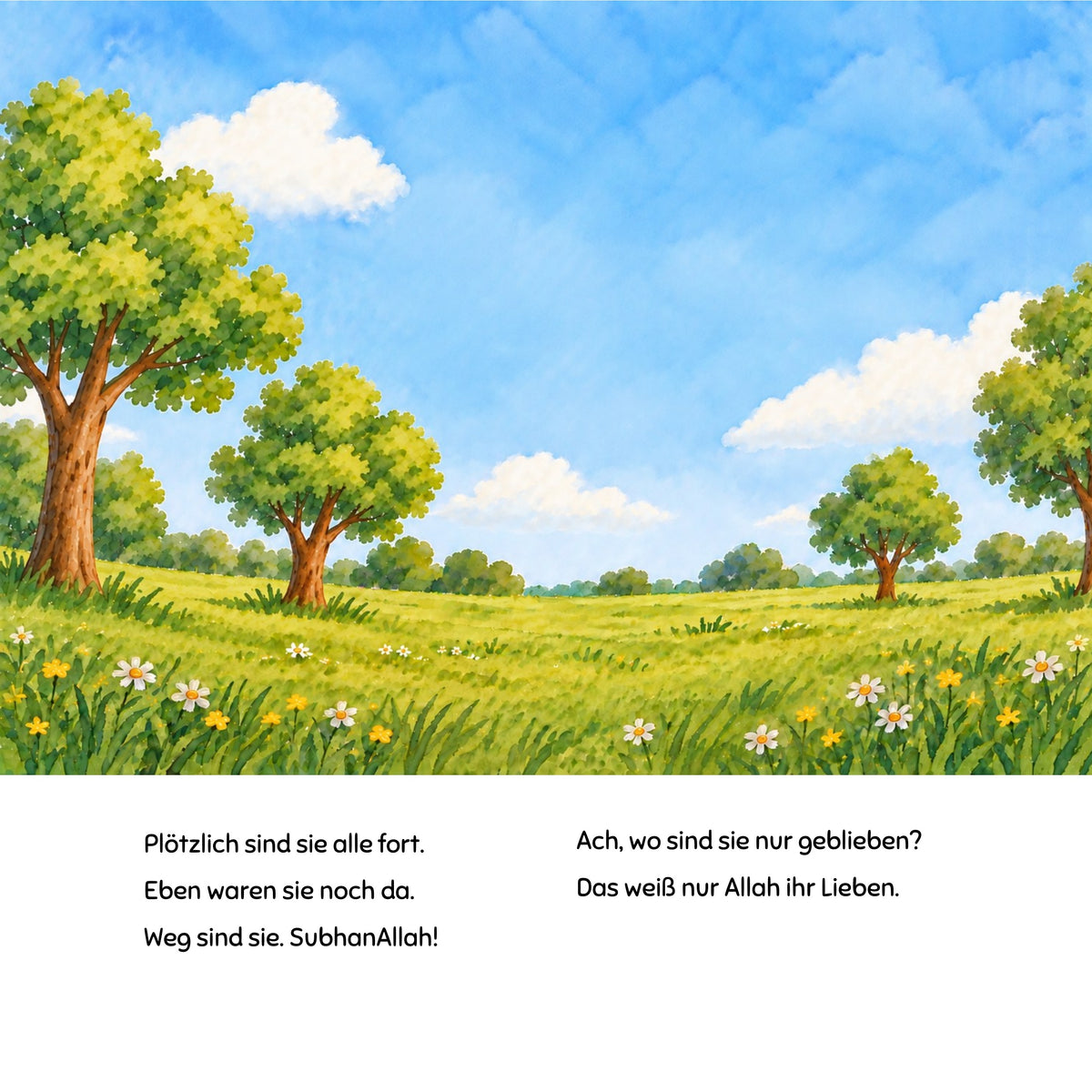 Alle Tiere im Versteck – Zählbuch für kleine Muslime
