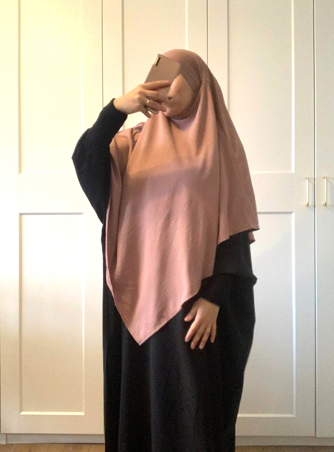 Khimar NADJA - Jazz, einlagig - Altrosa