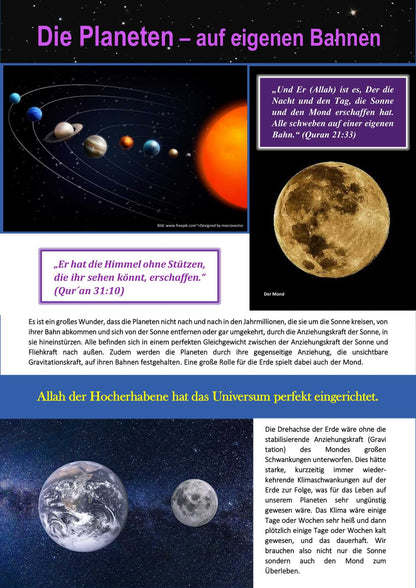 „Allah ist unser Schöpfer – Teil 1“, islamisches Kinderbuch über die Schöpfung, geeignet ab 3 Jahren, erschienen im Al-Rayan Verlag


