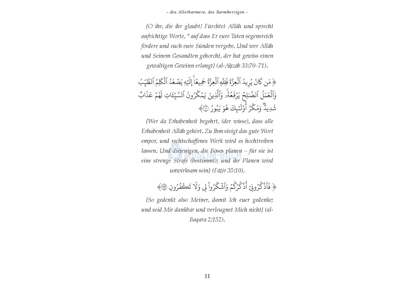 Das Gute Wort - Sahih al-Kalim at-Tayyib