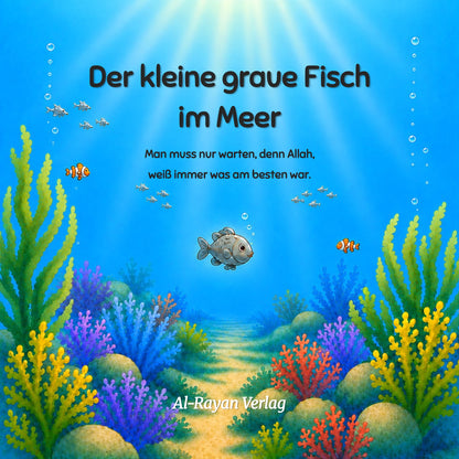 Der kleine graue Fisch im Meer – Islamisches Kinderbuch über Vertrauen auf Allah