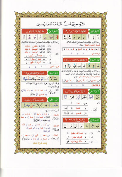 جزء عم مع سورة الفاتحة لتعليم المبتدئين